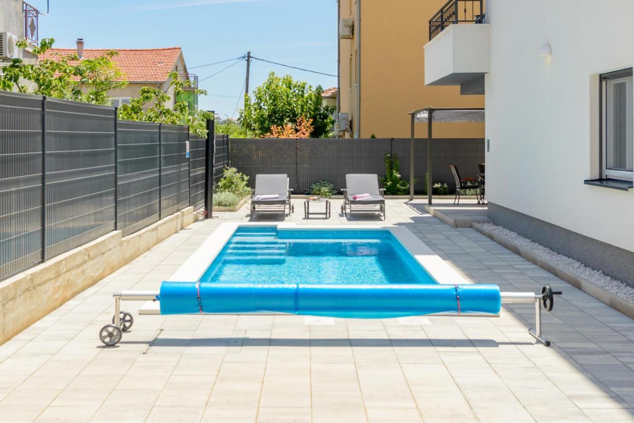 New, Private Heated Swimming Pool, Free Parking, Trogir Centar Appartement Buitenkant foto